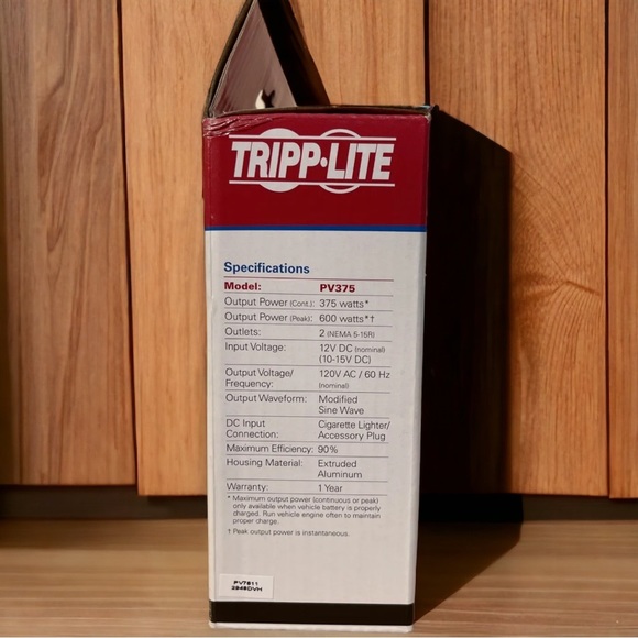 Tripp Lite 375W Ultra Compact Car Power Inverter with 2 Outlets, Blue - NIB - Picture 8 of 15